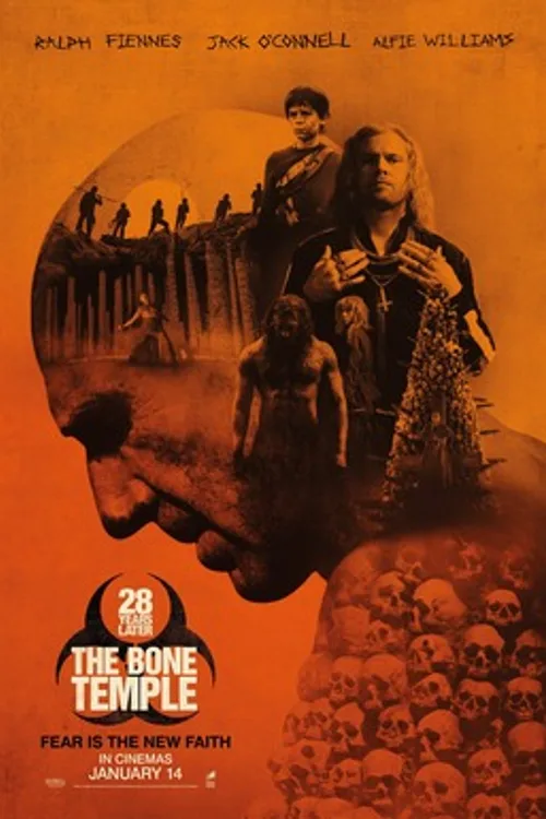 Official theatrical poster for 28 Years Later: The Bone Temple (2026)