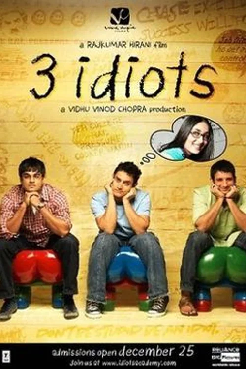 Official theatrical poster for 3 Idiots (2009)