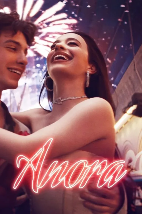 Official theatrical poster for Anora (2024)