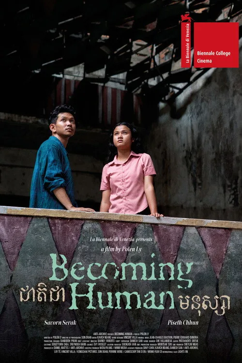 Official theatrical poster for Becoming Human (2025)