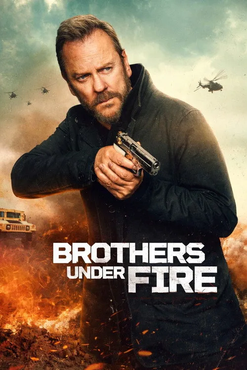 Official theatrical poster for Brothers Under Fire (2026)