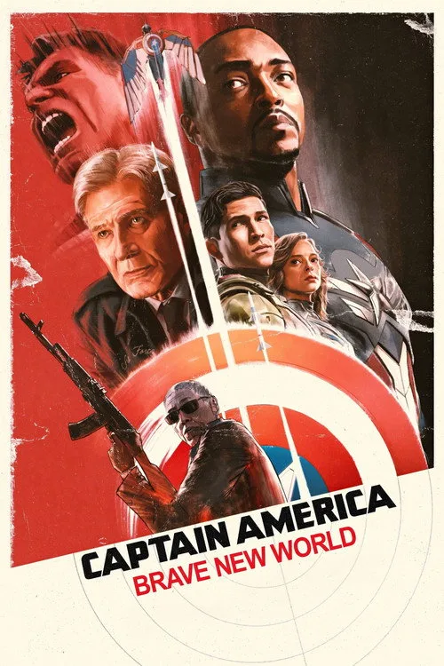 Official theatrical poster for Captain America: Brave New World (2025)