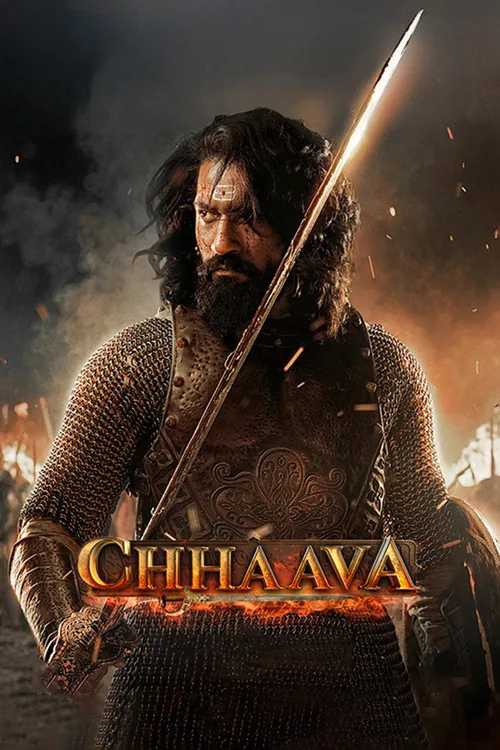 Official theatrical poster for Chhaava (2025)