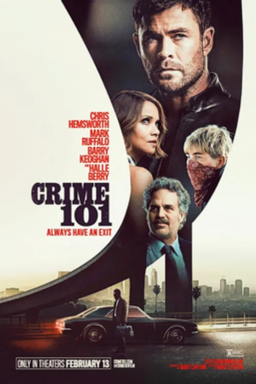 Official theatrical poster for Crime 101 (2026)