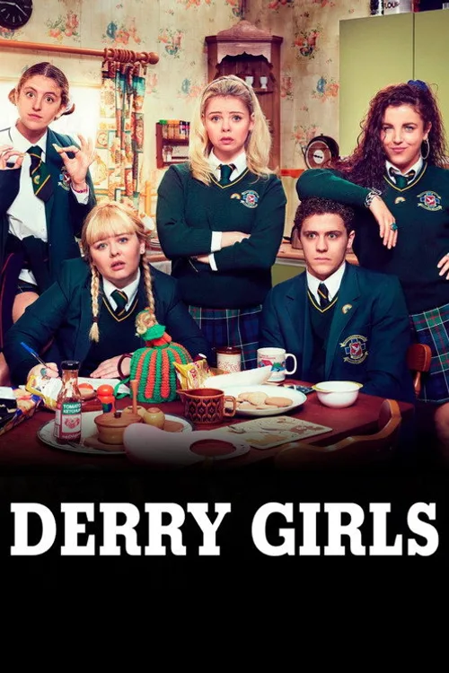 Official theatrical poster for Derry Girls (2018)