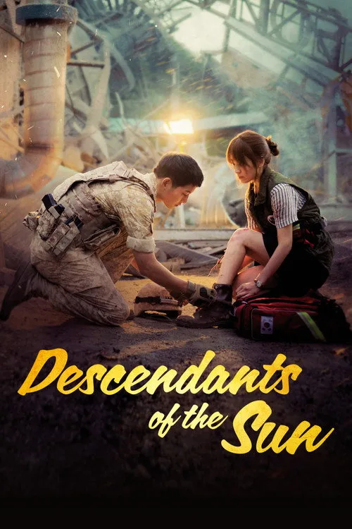 Official theatrical poster for Descendants of the Sun (2016)