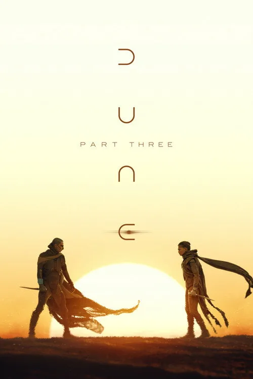 Official theatrical poster for Dune: Part Three (2026)