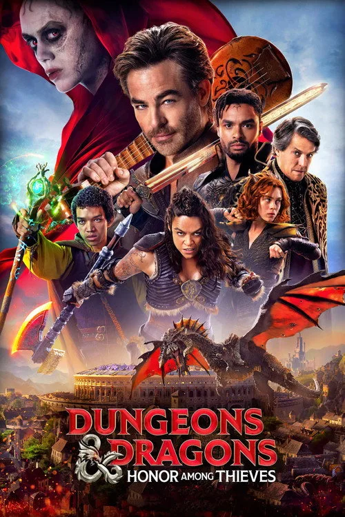 Official theatrical poster for Dungeons & Dragons: Honor Among Thieves (2023)
