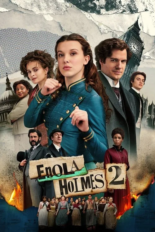Official theatrical poster for Enola Holmes 2 (2022)