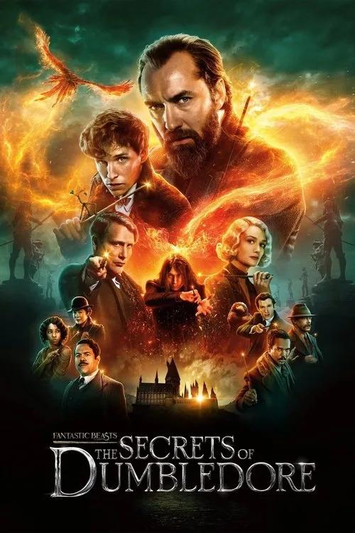 Official theatrical poster for Fantastic Beasts: The Secrets of Dumbledore (2022)