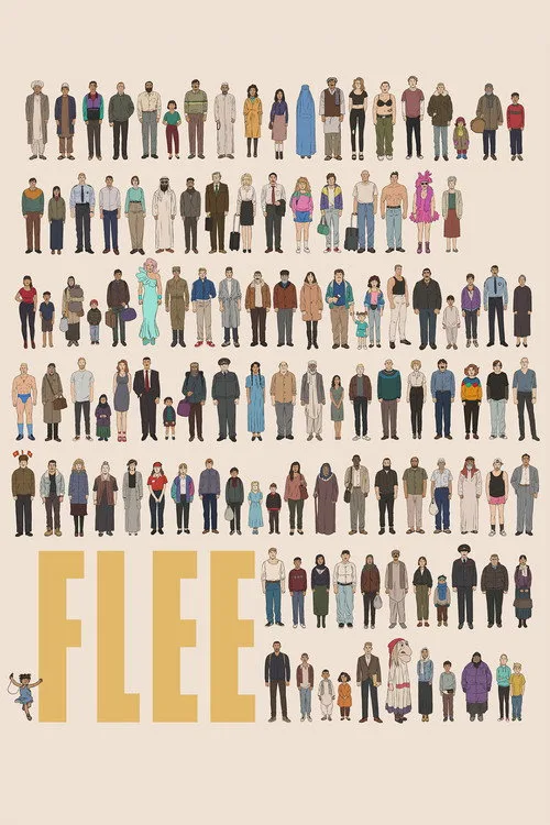 Official theatrical poster for Flee (2021)
