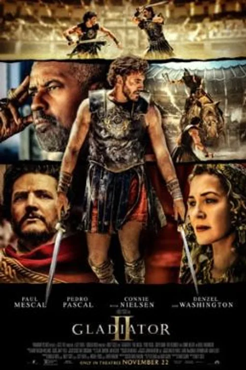 Official theatrical poster for Gladiator II (2024)