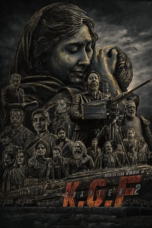 Official theatrical poster for K.G.F: Chapter 2 (2022)