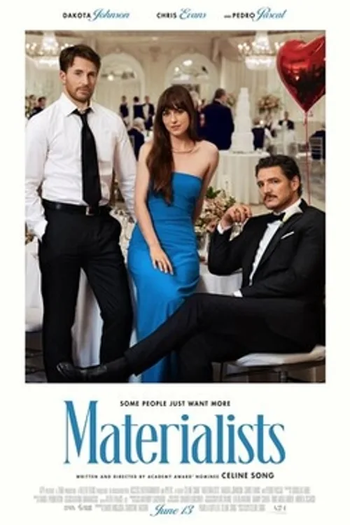 Official theatrical poster for Materialists (2025)