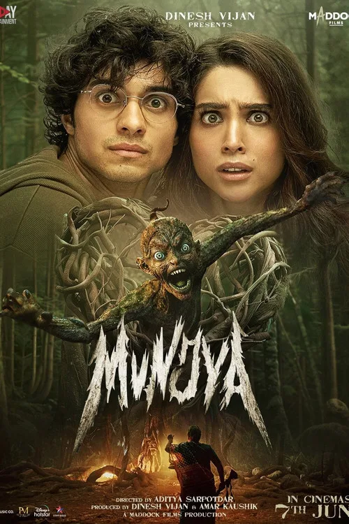Official theatrical poster for Munjya (2024)