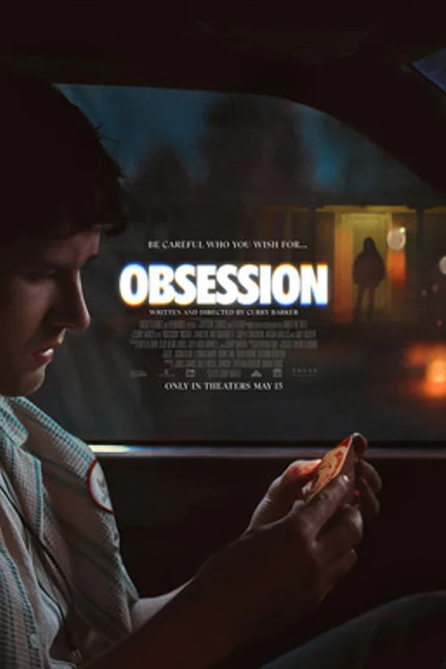 Official theatrical poster for Obsession (2026)