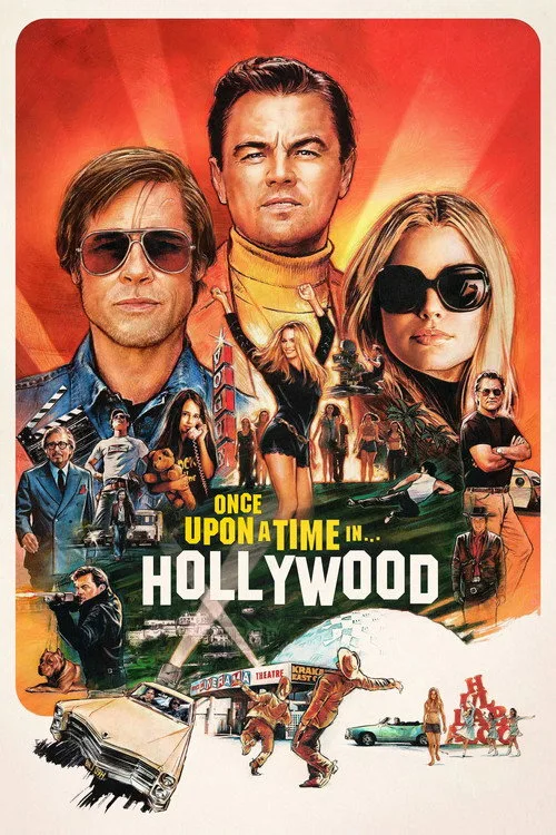 Official theatrical poster for Once Upon a Time... in Hollywood (2019)
