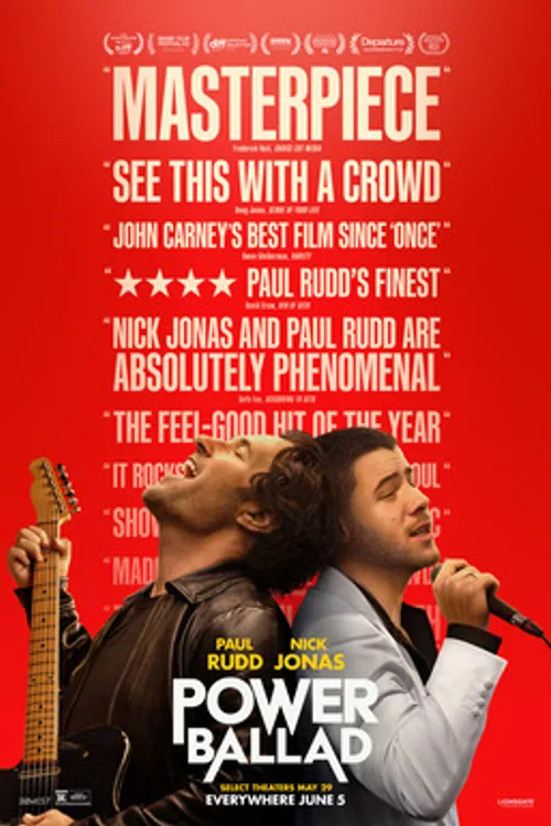 Official theatrical poster for Power Ballad (2026)