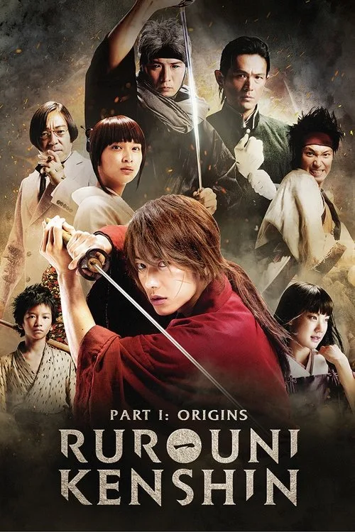 Official theatrical poster for Rurouni Kenshin Part I: Origins (2012)