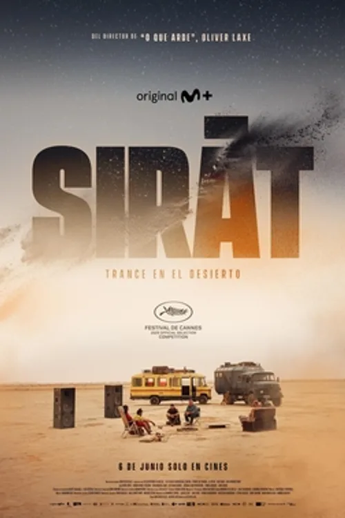 Official theatrical poster for Sirāt (2026)