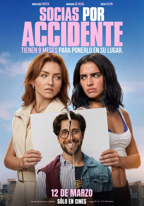 Official theatrical poster for Socias por Accidente (2026)