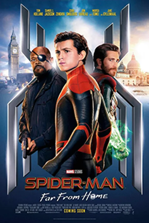 Official theatrical poster for Spider-Man: Far From Home (2019)
