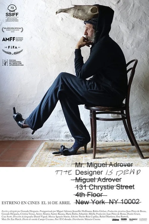 Official theatrical poster for The Designer Is Dead (2026)