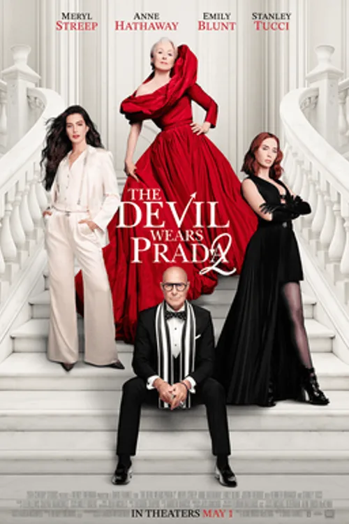 Official theatrical poster for The Devil Wears Prada 2 (2026)