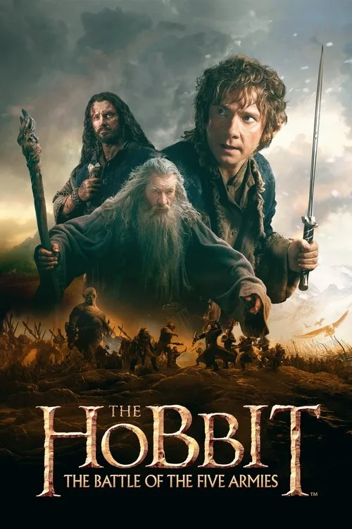 Official theatrical poster for The Hobbit: The Battle of the Five Armies (2014)