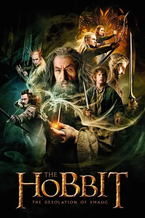 Official theatrical poster for The Hobbit: The Desolation of Smaug (2013)