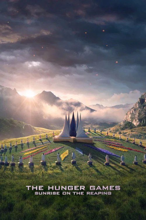 Official theatrical poster for The Hunger Games: Sunrise on the Reaping (2026)