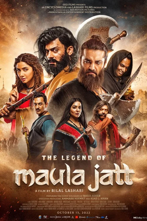 Official theatrical poster for The Legend of Maula Jatt (2022)