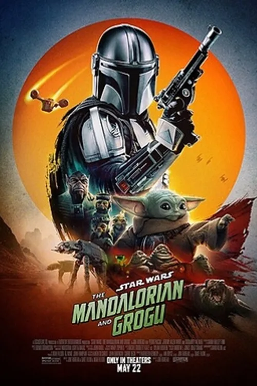 Official theatrical poster for The Mandalorian and Grogu (2026)