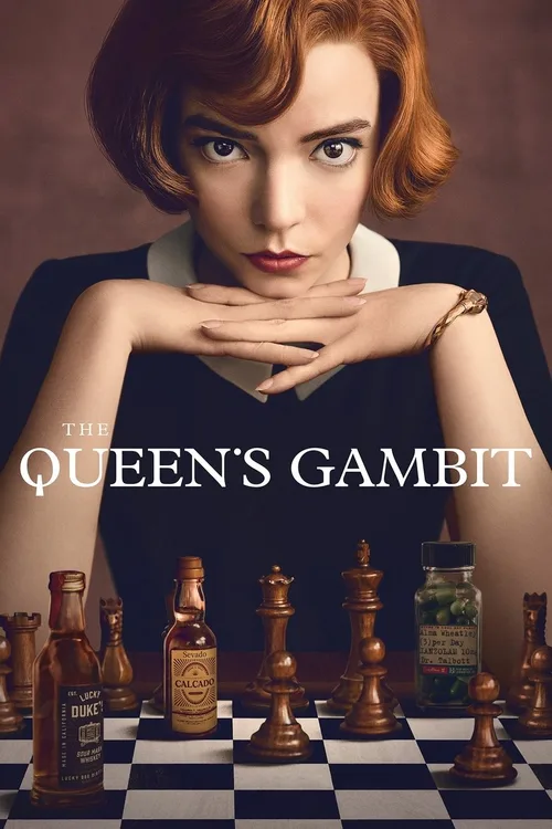 Official theatrical poster for The Queen's Gambit (2020)