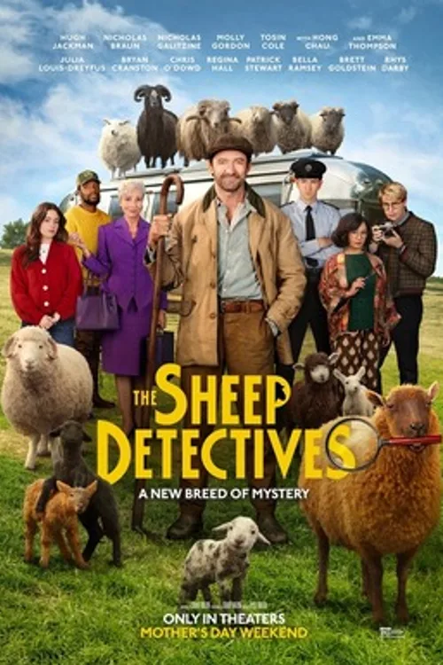 Official theatrical poster for The Sheep Detectives (2026)