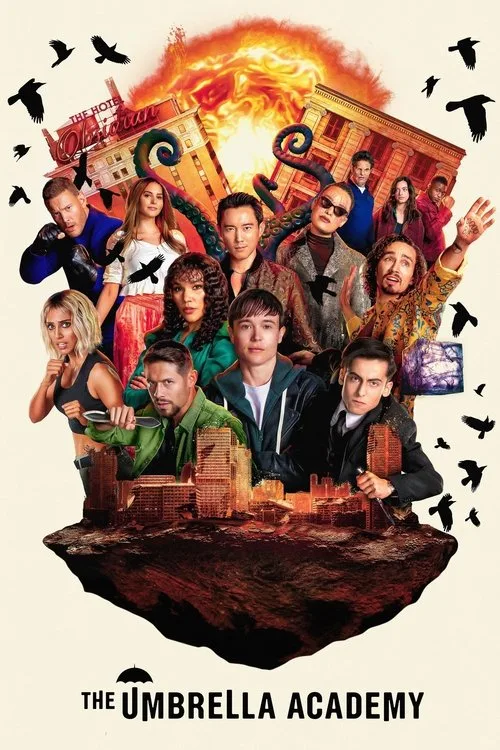 Official theatrical poster for The Umbrella Academy (2019)