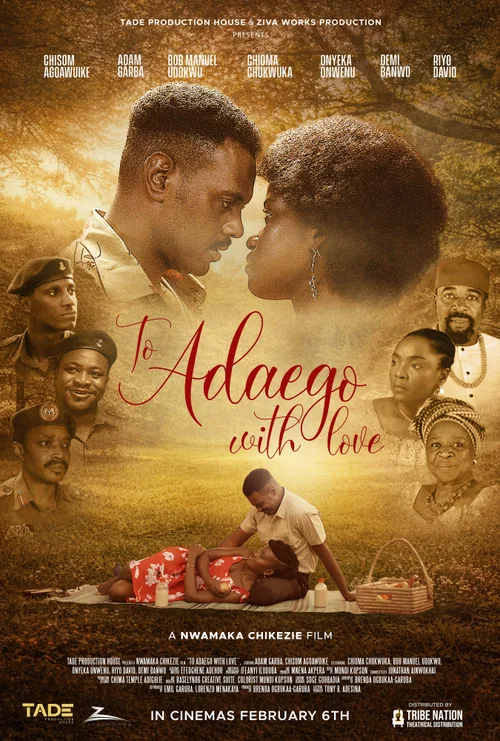 Official theatrical poster for To Adaego With Love (2026)